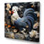 Coq dans un jardin de fleurs II-522553545-522553544