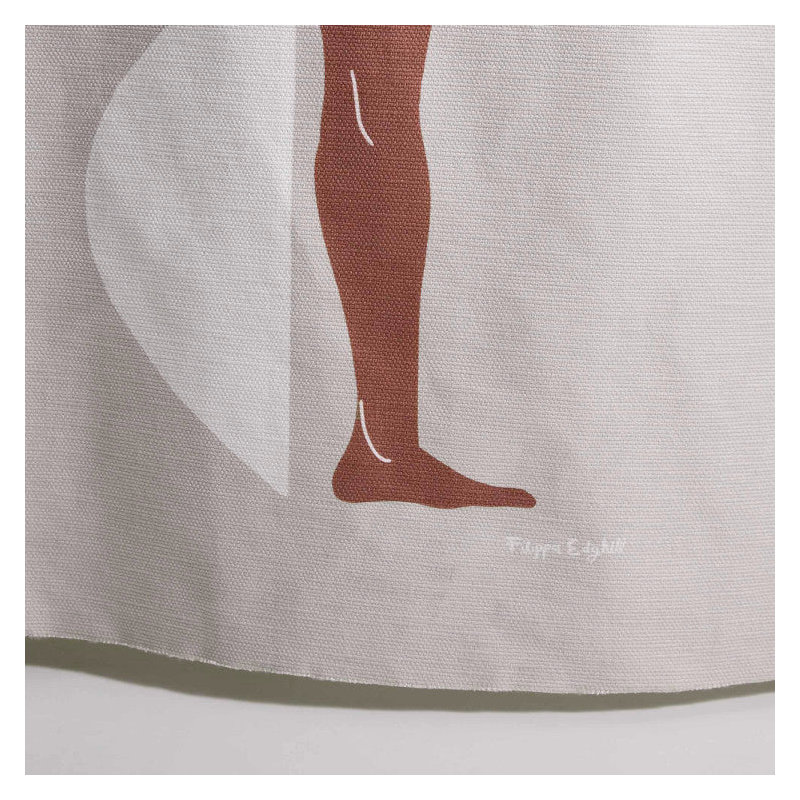 Pilar Track Insert Semi Sheer Sliding Panel