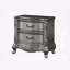 Table de chevet 2 tiroirs Woodenen