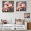 «Pink White Magnolias Elegance Landscape» sur toile-1130384913-1130384914