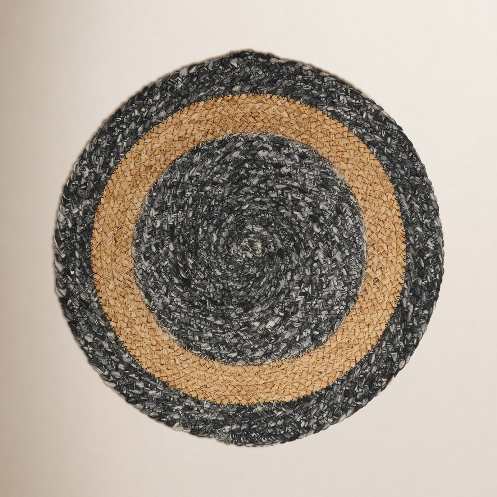 Claresta Jute Placemat, Black