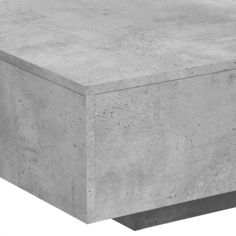 Cueto Four Leg Coffee Table, Concrete Grey