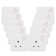 Moulded Single Power Wall Mounted Socket