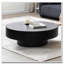 Table basse ronde avec piédestal robuste-990051735-990051732