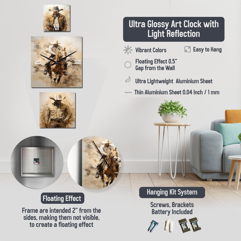 Consiglia Metal Wall Clock