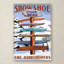 « snow », art textuel sur toile tendue-21937382