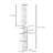 67.51" Tall Bathroom Storage Cabinet With Adjustable Shelves,Slim 2 Doors Freestanding Cabinet With Anti-Tip, Open Compartments, For Home, Small Spaces, Bathroom,Kitchen, Living Room, White
