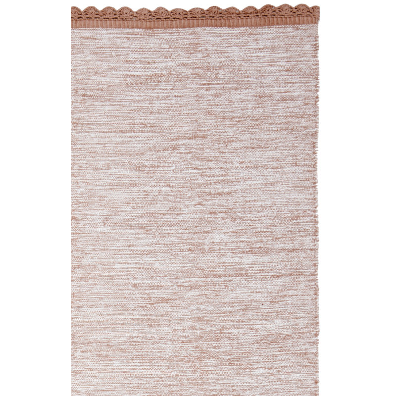 Mohnton Hand Woven Cotton Solid Color Rug, Runner 2'3" x 7'