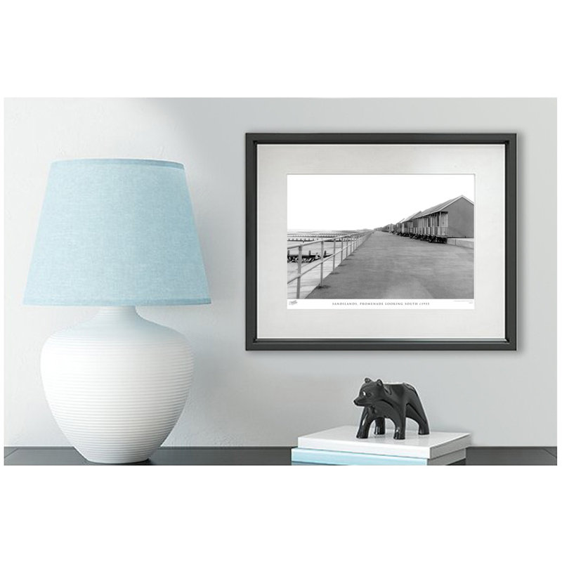 Sandilands, Promenade Looking South C1955 - Single Picture Frame Print, 48.4cm H x 63.6cm W x 2.3cm D