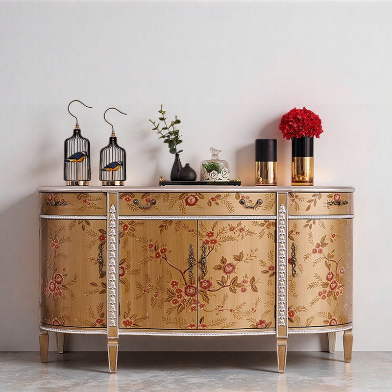 Creative Painted Entrance Cabinet