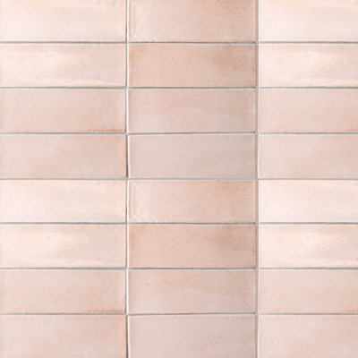 Rena 2X6 Crystal Pink Glossy
