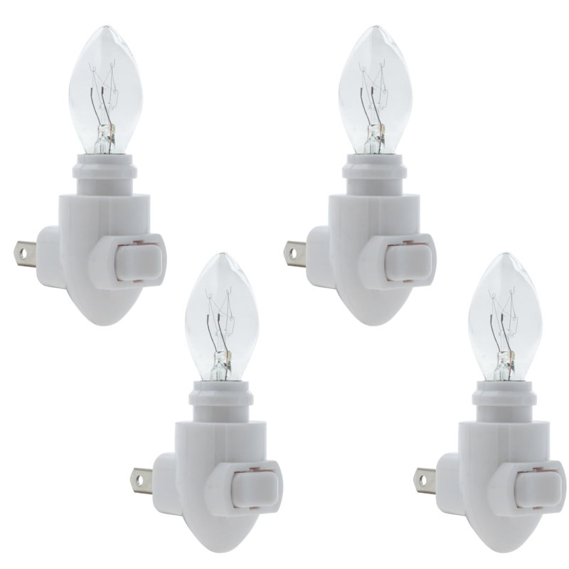 Plug in Night Light Module Includes 4 Watt Bulb