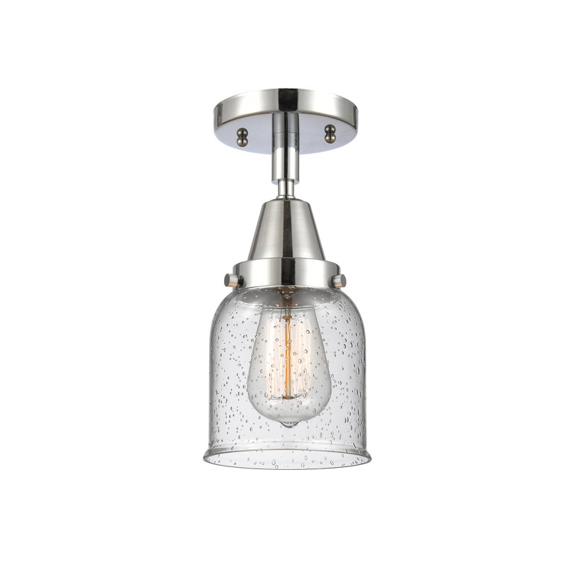 Plafonnier en verre, Ampoule non incluse, Oui, Chrome poli
