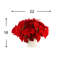 Poinsettia Holiday Floral in Fiberstone Pot