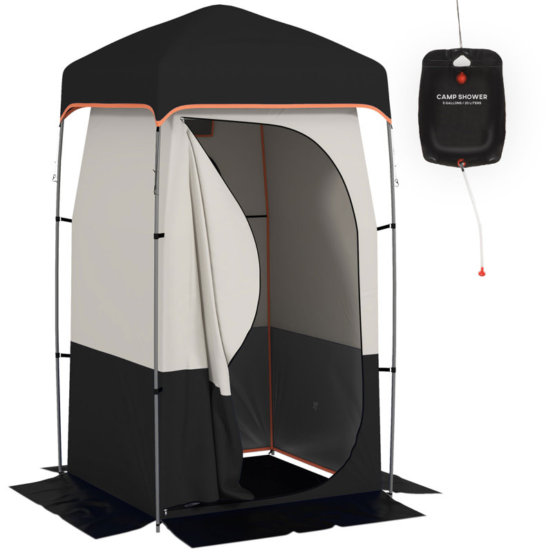 Portable Shower Tent, Black