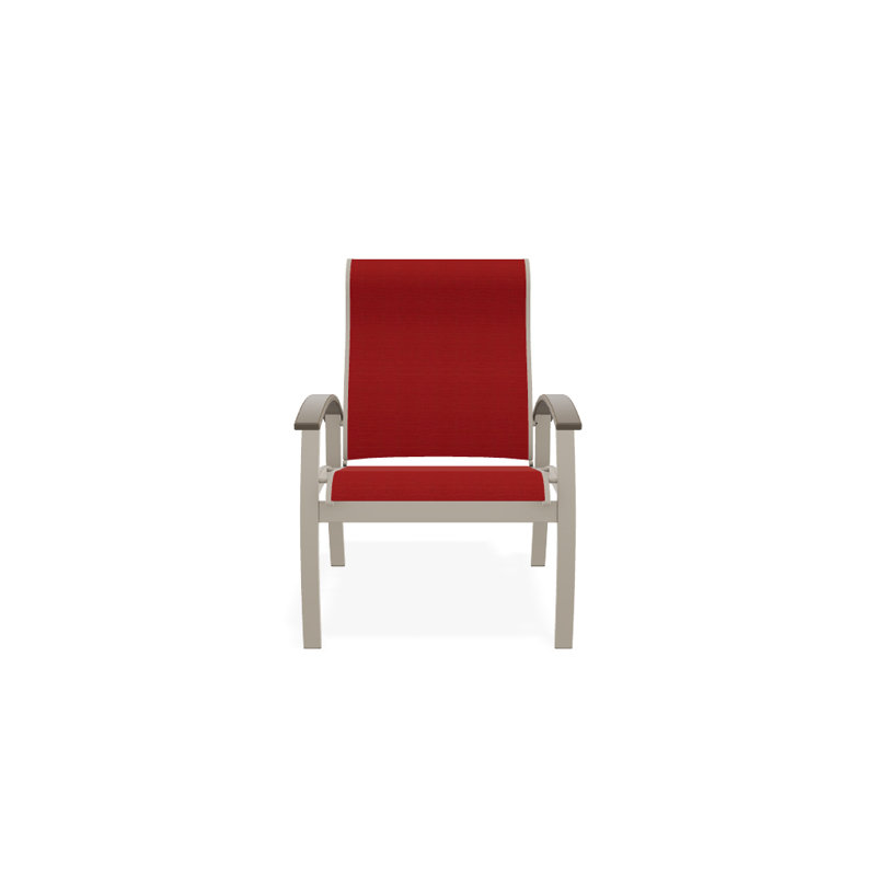 Chaise de patio Askar, Désert, Désert texturé, Rouge 1D Sunbrella®