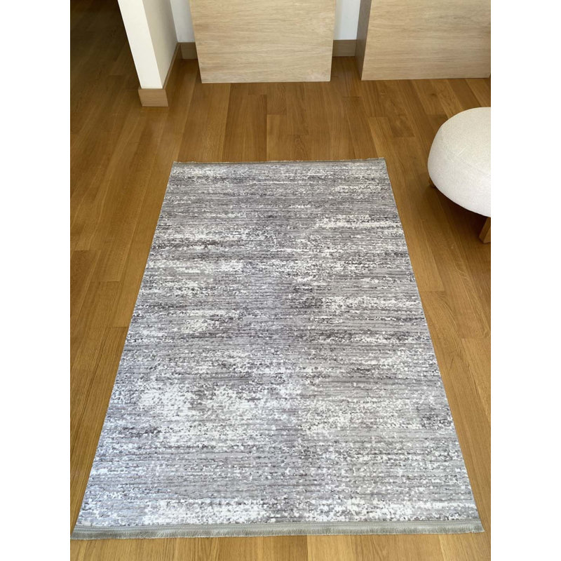 Tapis en coton Tilina avec envers antidérapant, Rectangle 5 pi 3 po x 9 pi 10 po