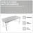 4Ft Rattan Folding Table For Indoor&Outdoor, Portable Foldable Table Rattan Plaited-1882749983