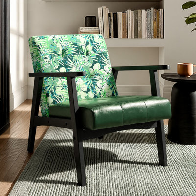 Deveral Faux Leather Armchair