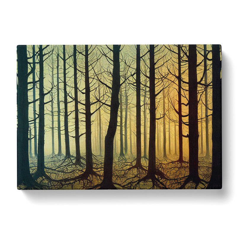 An Enthralling Forest - Wrapped Canvas Print, 35cm H x 50cm W x 3cm D