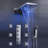 Warsaw Waterfall Rainfall LED Shower Faucet