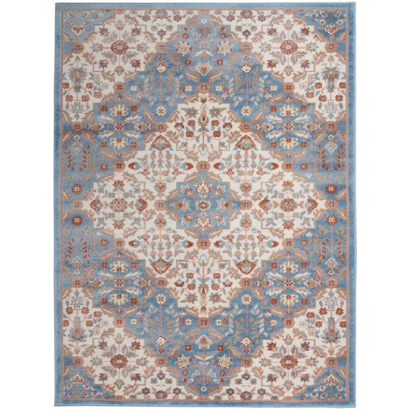 Berngerus Oriental Indoor Rug, Rectangle 7'10" x 9'10"
