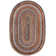 Tapis beige / vert / bleu en laine tressé à la main Ato