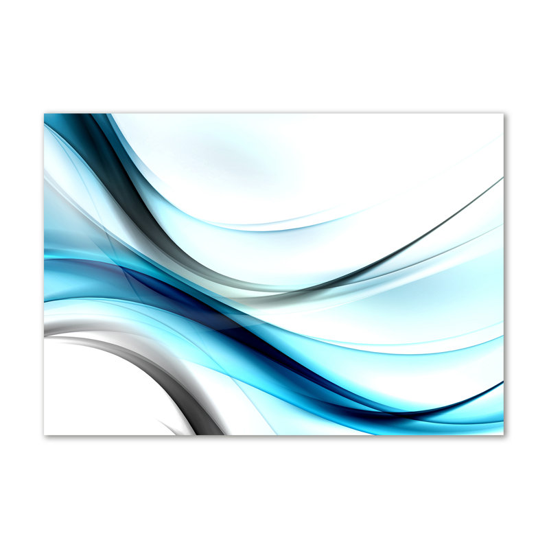 Waves Abstraction - No Frame Print on Canvas