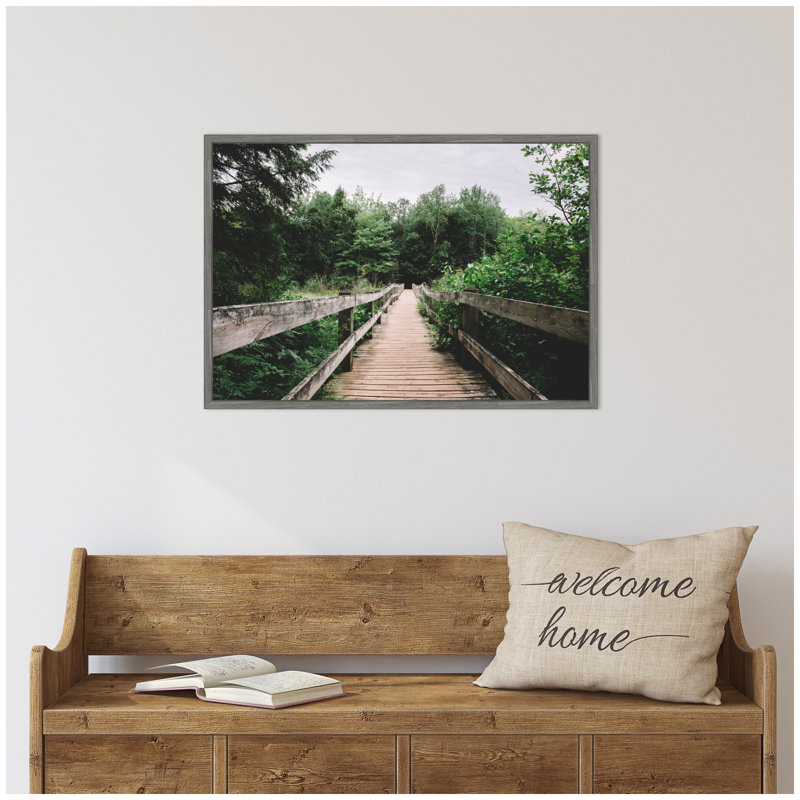 «Pathway to the Forest Landscape» par Patricia Hasz de Patricia Rae, reproduction d'art sur toile encadrée