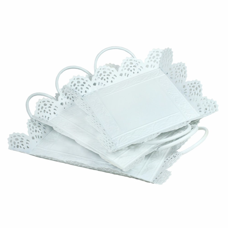 Metivier Metal Tray - Set of 3