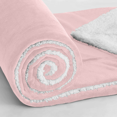 Misuzu Super Soft Reversible Sherpa Fleece Blanket