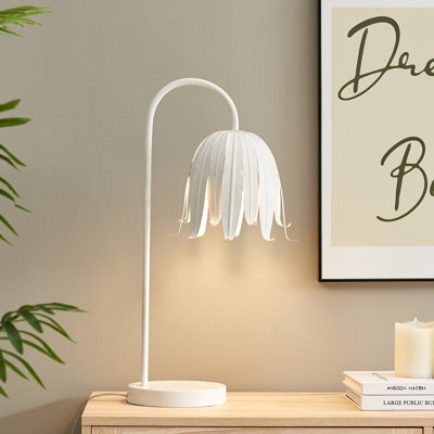 Kialani 23.63" Arched Steel Dimmable Table Lamp