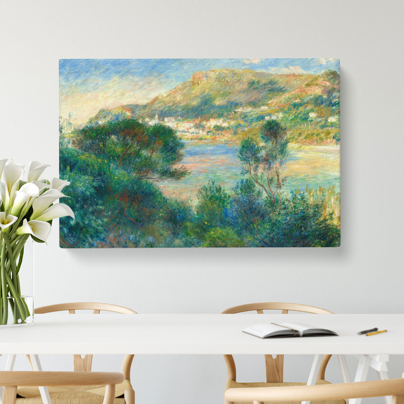 View Of Monte Carlo by Pierre-Auguste Renoir - Wrapped Canvas Painting, 50cm H x 76cm W x 3cm D
