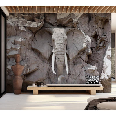 Smooth Elephant Wall Mural