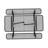 Kristy Commercial Grade Expanded Mesh Metal Outdoor Picnic Table with Anchors-35769256-18937251