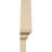 Arche de segment avec fronton en uréthane Sunburst Signature Flankers, brun clair apprêté-102752229