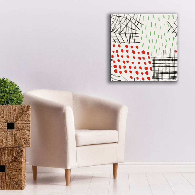  «Quartier vacances à motif 2» par Farida Zaman, art mural sur toile, 26 po x 26 po