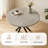 43.4 Inch Round Dining Table Set For 4, Mid Century Modern Small Coffee Set For Dining Room Kitchen Apartment-1246666937-1246666938