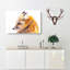 Red Fox In Winter - Wrapped Canvas-56630189