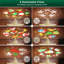 Décoration pour sommet de sapin de Noël éclairée avec 6 modes de projection, décoration pour sommet de sapin étoile de Noël avec lumières DEL tournantes, projection dynamique de paillettes dorées pour décoration de fêtes de Noël