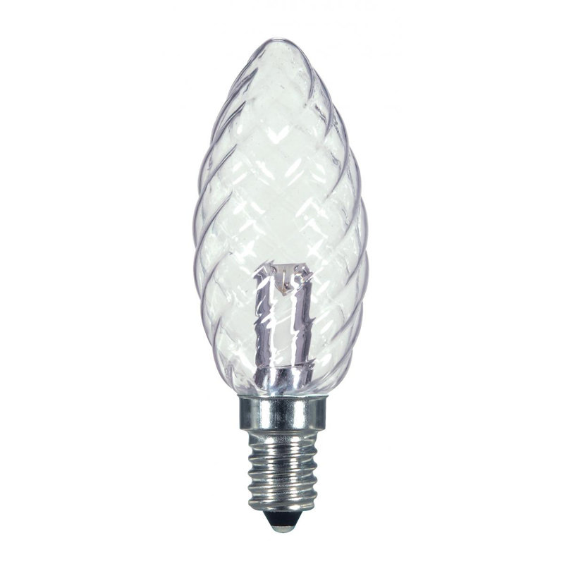 Seraphina 1 W (équivalent à 15 W), BA9 1/2 DEL, ampoule à intensité variable, culot E12 / candélabre