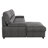 Webster 114" Modern & Contemporary Sectional with Pull-out Bed - Microfiber Sectional, Integrated Pull-Out Sleeper Bed, Chaise with Hidden Storage-1233112405