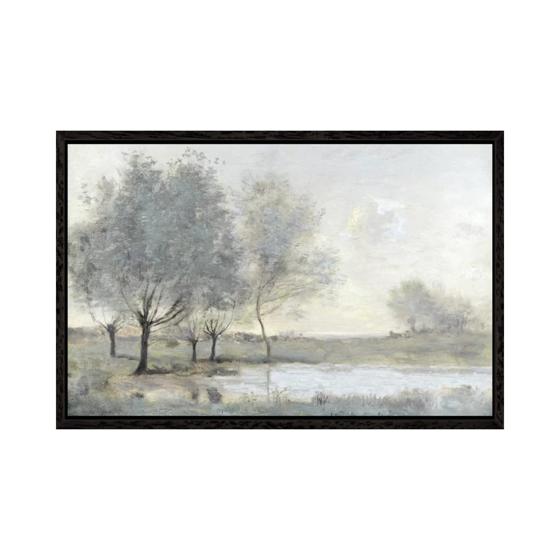 By The Pond II by Christy McKee - Gallery-Wrapped Canvas Giclée on Canvas, Black Framed, 152.5 cm H x 101.5 cm W
