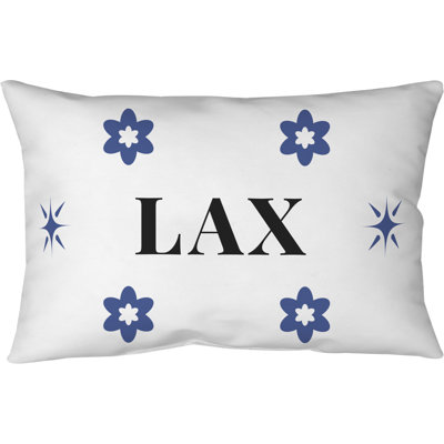 LA Colors Spun Polyester Blown & Closed Pillow 20 inch x 14 inch