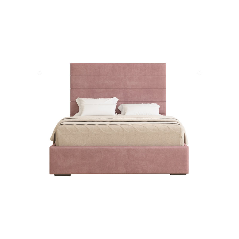 Chanute Upholstered Bed Frame, Single (3'), Lilac