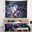 Bouquet d’éclats abstraits de magnifiques roses tapisserie-28494410