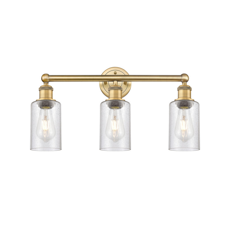Caldello 3 - Light Dimmable Vanity Light, Brushed Brass, Seedy