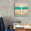 «Beachscape 3 Anchor Green» par Michael Mullan, art mural sur toile-2019710418