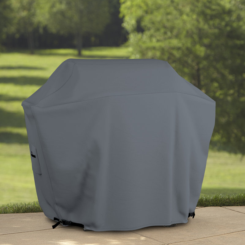 Blue Elephant Grill Cover, Grey, 18 Oz, 26 x 24 x 50