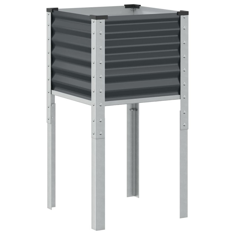 Ankoma Planter Box, Anthracite, 88cm H x 45cm W x 45cm D